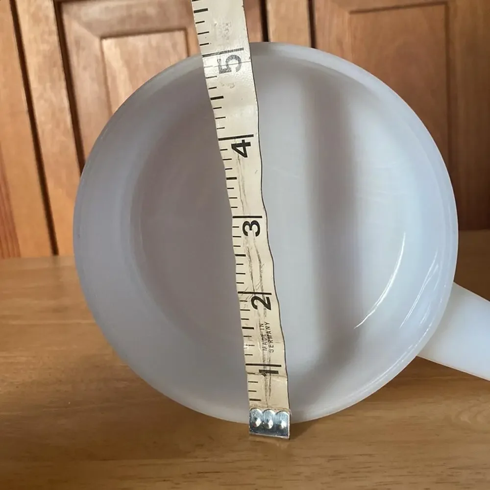 Vintage White Milk Glass Ovenware Soup Bowl